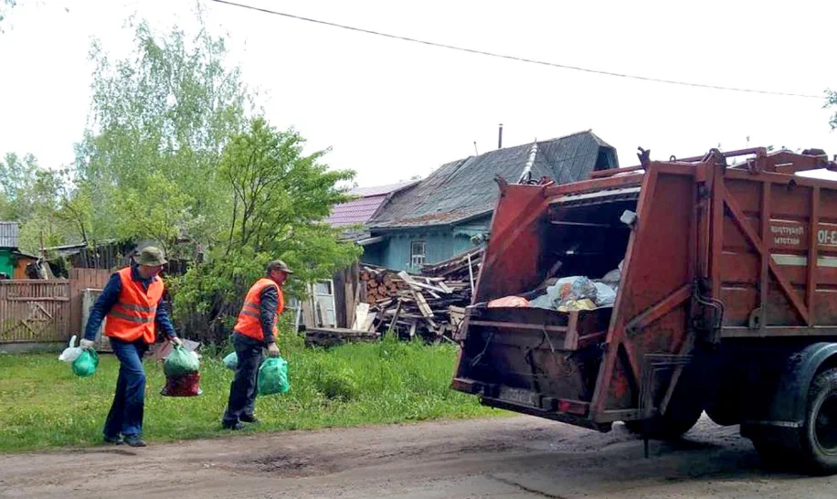 Вывоз мусора из частного дома в Уфе в октябре