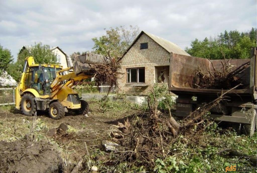 Уборка участков от мусора любой сложности в Уфе в октябре